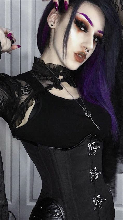 nude goth girl|Hot Nude Goth Girls & Women Porn Pics